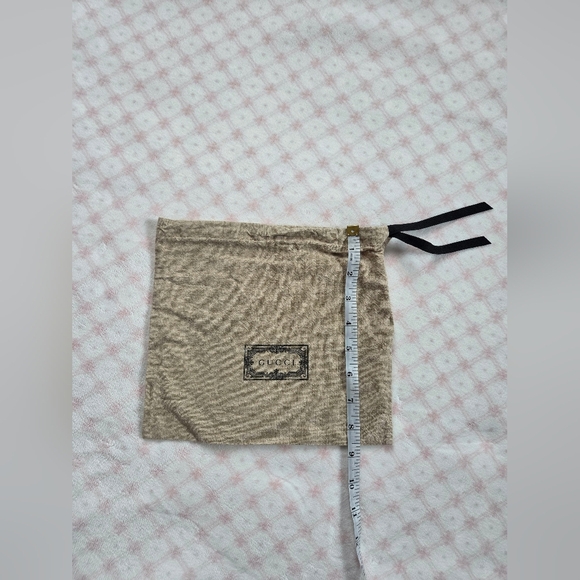 Gucci Fabric Tote Dust Bag – Tan Logo Canvas Reusable Shopper - Picture 3 of 4